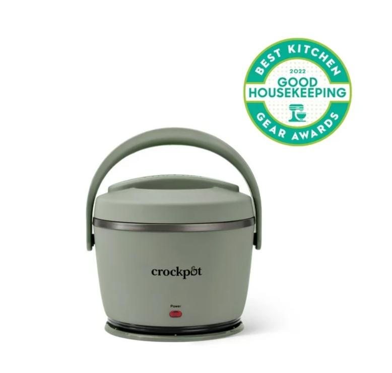 Crockpot 20-oz Lunch Crock Food Warmer, Heated Lunch Box - Moonshine Green