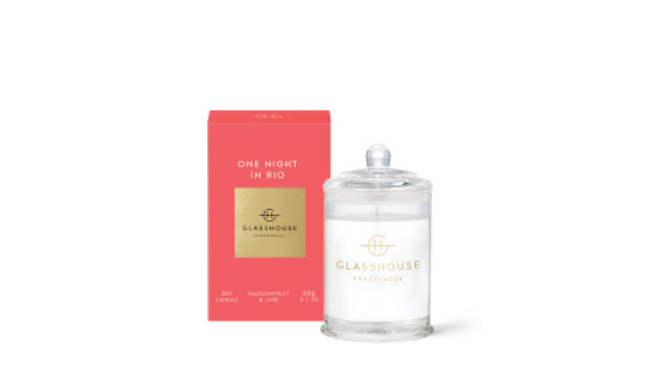 Glasshouse 60g Candle - One Night in Rio