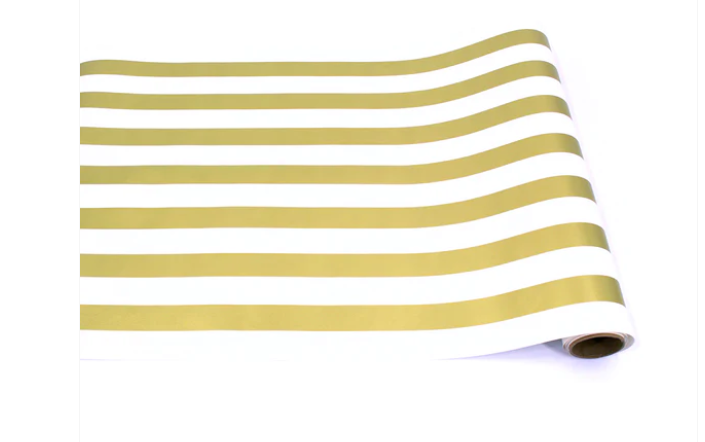 Hester & Cook Gold Classic Stripe Runner - 20"x 25"