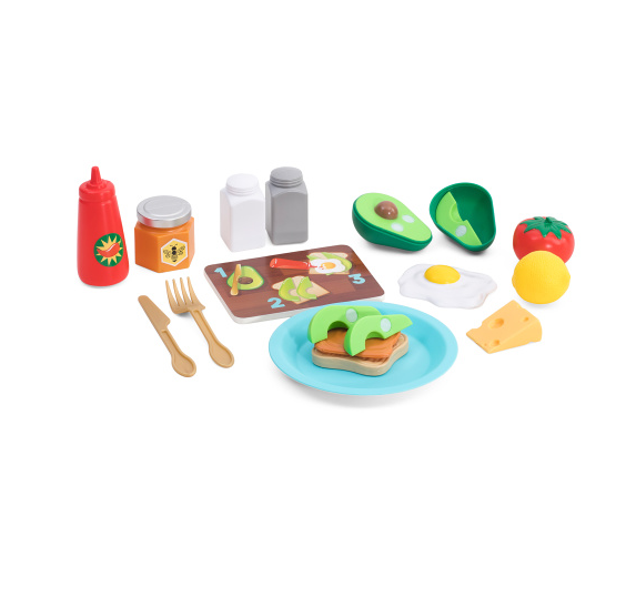 KidKraft Create & Cook Avocado Toast Play Set