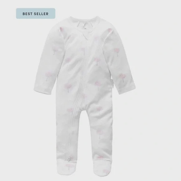 purebaby Pink Tree Sleeper, newborn