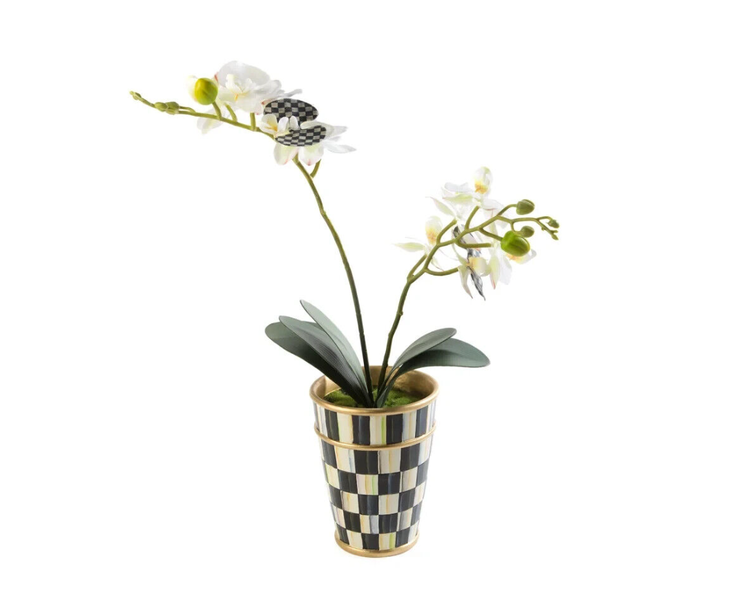 MacKenzie Childs Potted Orchid