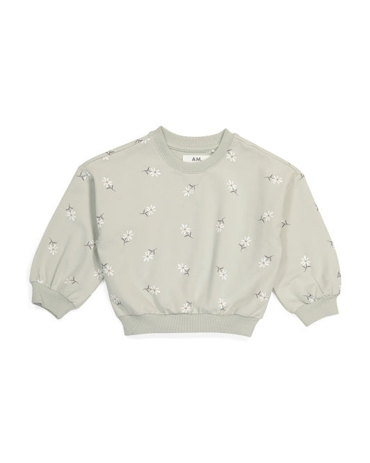 Green Daisy Pullover, 3m