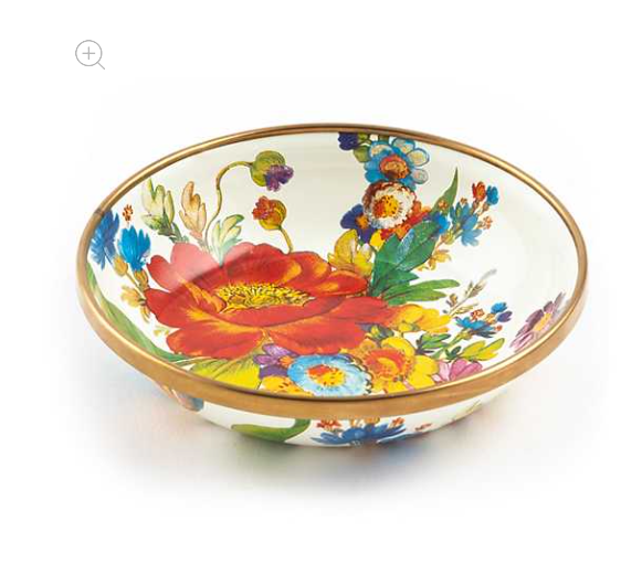 MacKenzie-Childs Flower Market Dipping Bowl