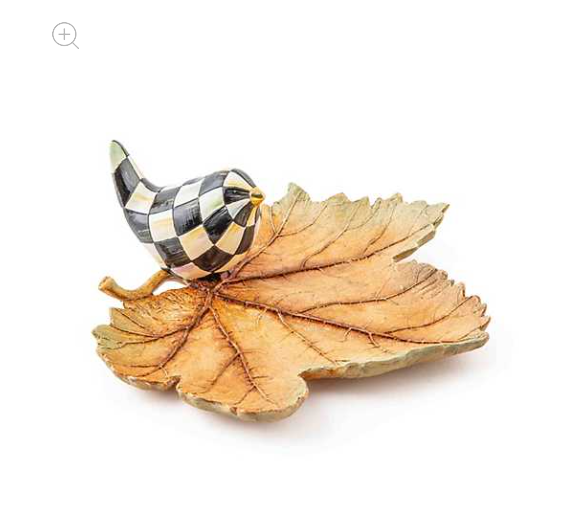 MacKenzie-Childs Maple Leaf Trinket Dish