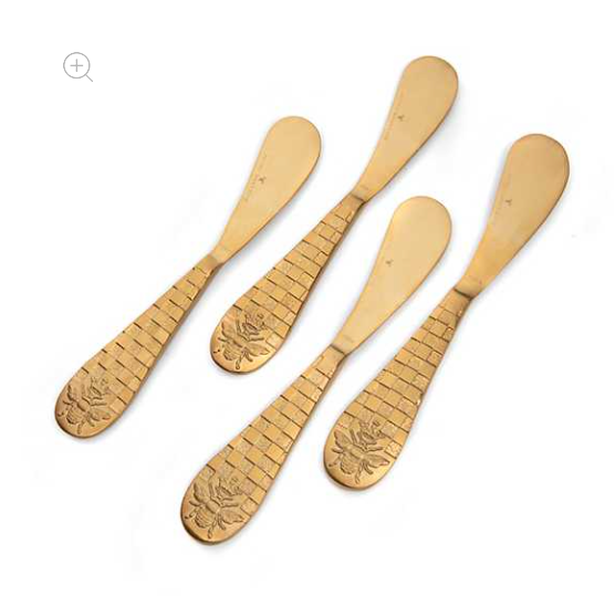 MacKenzie Childs Queen Bee Spreaders - Set of 4