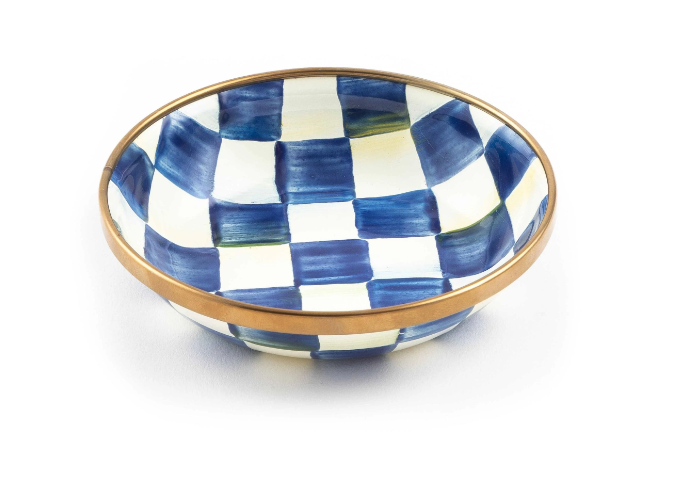 MacKenzie-Childs Royal Check Dipping Bowl