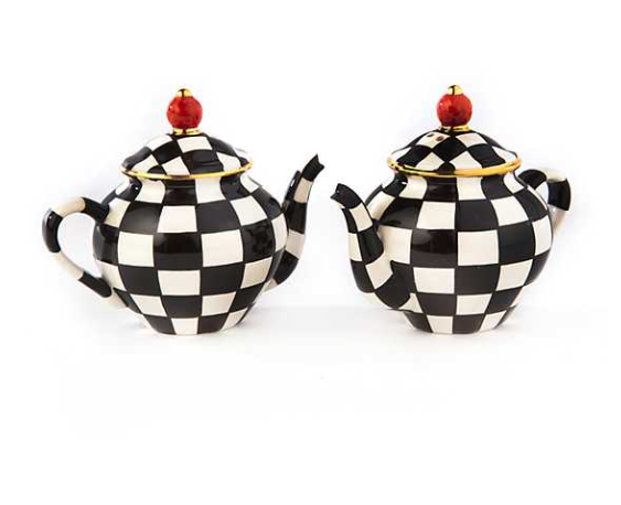 MacKenzie-Childs Teapot Salt & Pepper Set