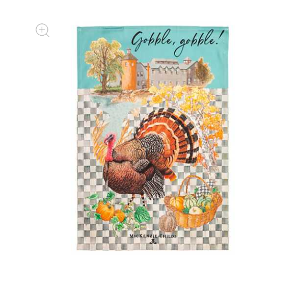 MacKenzie Childs Turkey Dish Towel