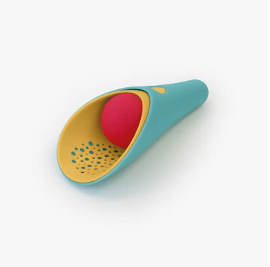 Quut Cuppi - Shovel, Sifter & Ball - Banana Blue