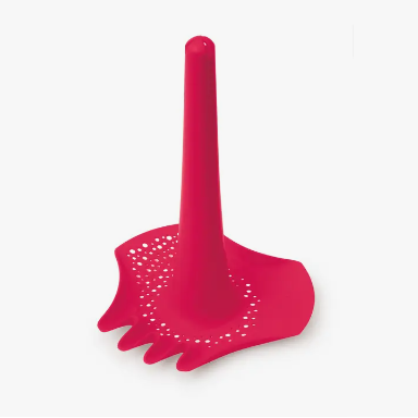 Quut Triplet - Kids Shovel, Rake & Sifter - Cherry