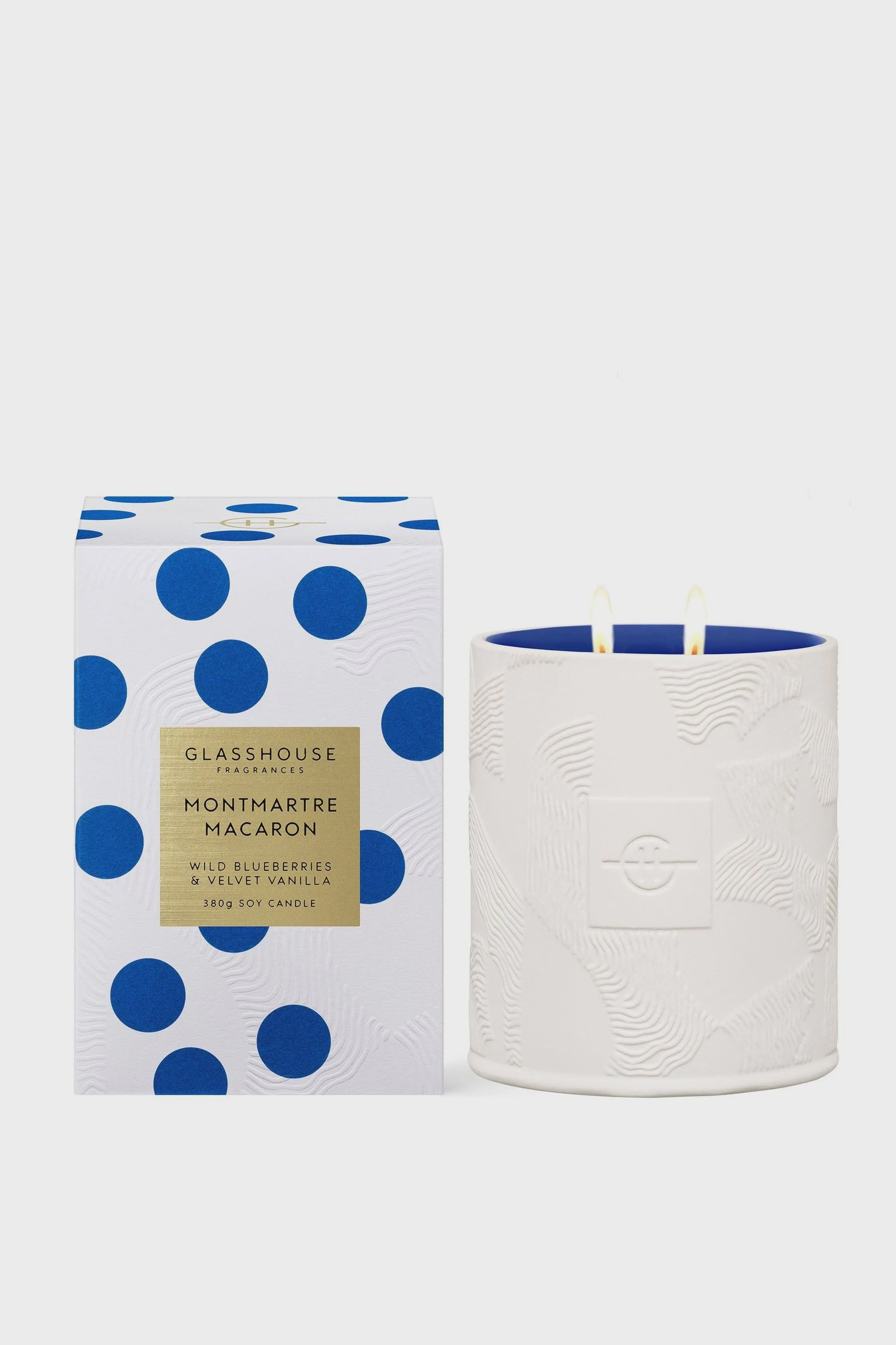 Glasshouse 380g Candle - Montmarte Macaron