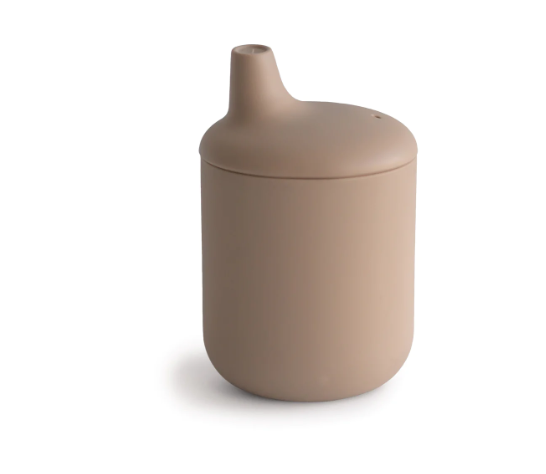 Mushie Silicone Sippy Cup - Natural