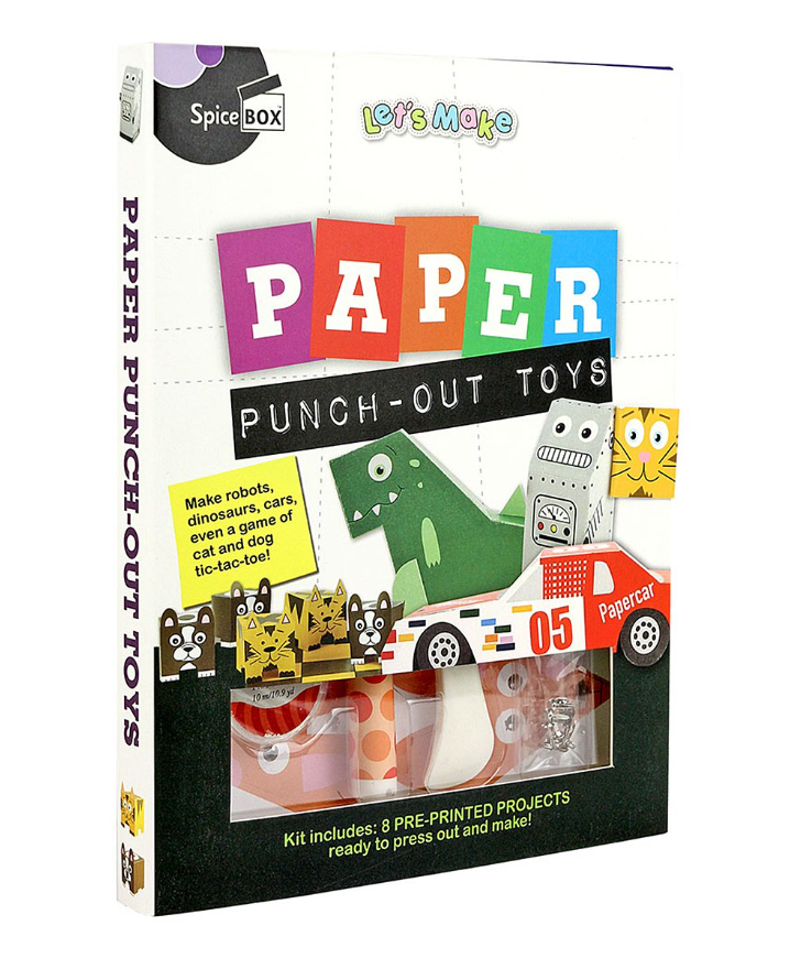 Spicebox Paper Punch-Out Toys