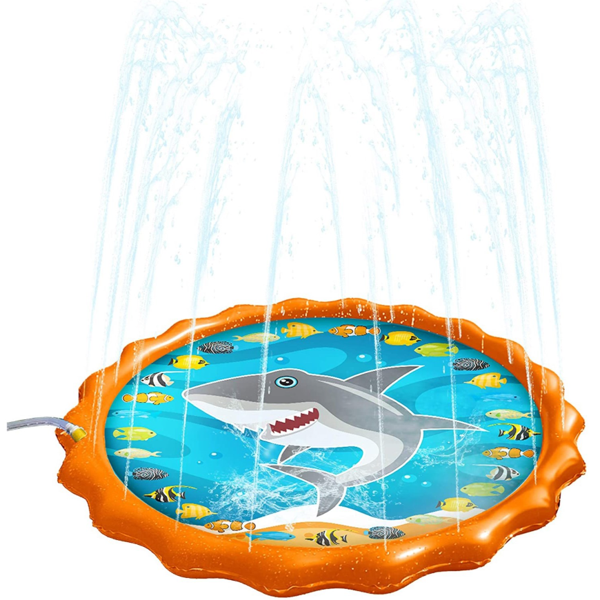 Splash Buddies Shark Sprinkler Mat