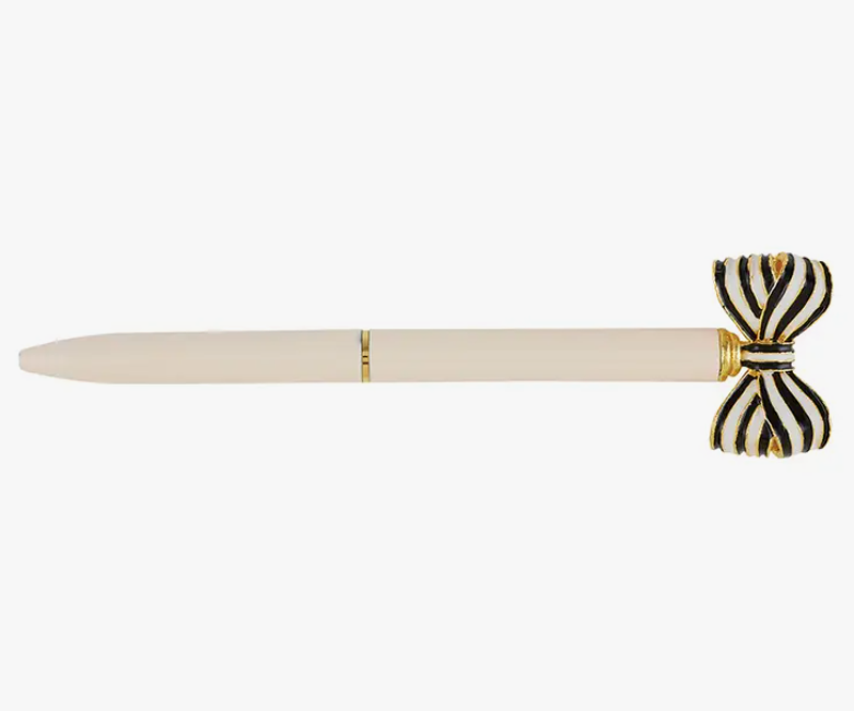 Striped Bow Pen