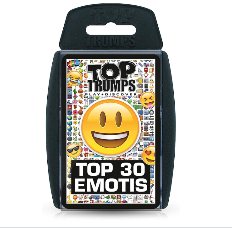 Top Trumps Card Game: Top 30 Emotis